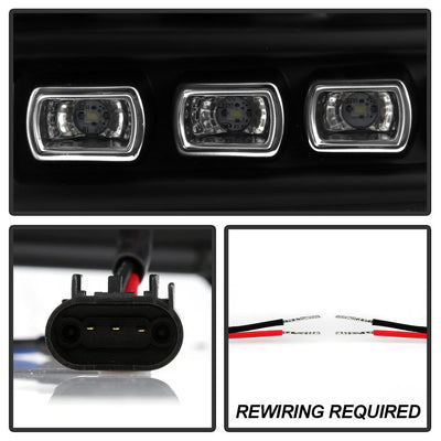 CCFL Halo Black DRL Projector Headlights <br>11-16 Ford F-250 F-350 F-450 Super Duty