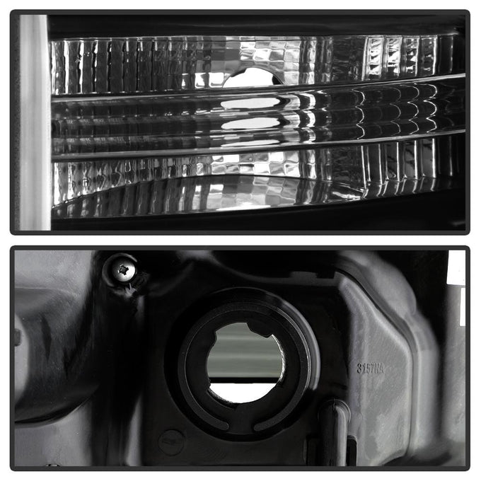 CCFL Halo Black DRL Projector Headlights <br>11-16 Ford F-250 F-350 F-450 Super Duty