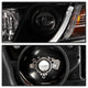 Light Tube Black DRL Projector Headlights <br>05-07 Audi A6 Quattro A6