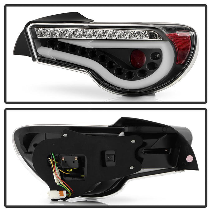 Black LED Tail Lights <br>13-18 Subaru BRZ 13-16 Scion FR-S