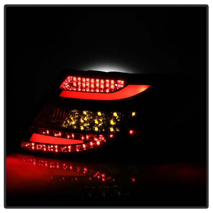 Black LED Tail Lights <br>11-14 Mercedes-Benz C250 C300 C350 C63 AMG