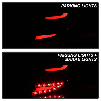 Black LED Tail Lights <br>11-14 Mercedes-Benz C250 C300 C350 C63 AMG