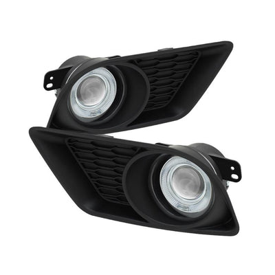 Clear Halo Projector Fog Lights w/Switch <br>11-14 Dodge Charger