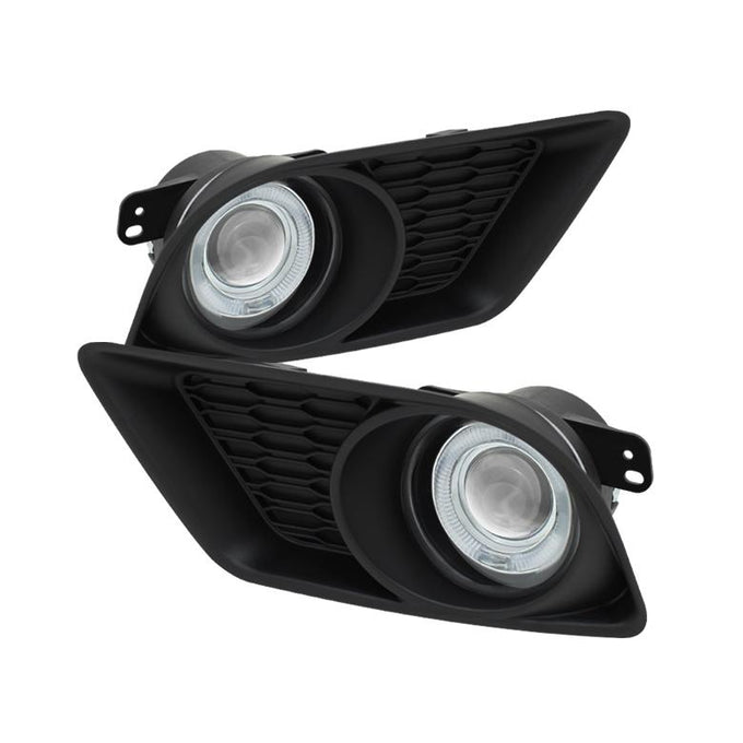 Clear Halo Projector Fog Lights w/Switch <br>11-14 Dodge Charger