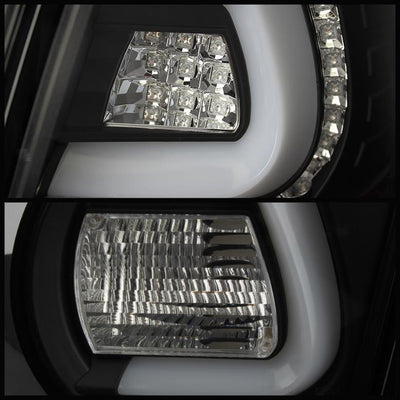 Black LED Tail Lights <br>06-07 Volkswagen Golf