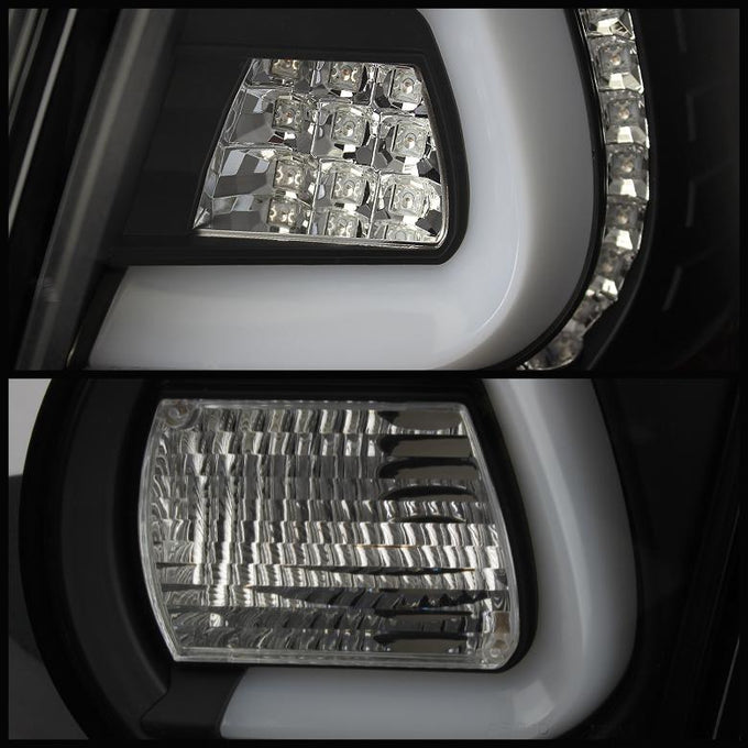 Black LED Tail Lights <br>06-07 Volkswagen Golf
