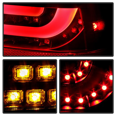 Black LED Tail Lights <br>00 BMW 323Ci 328Ci 01-03 BMW 325Ci 330Ci M3