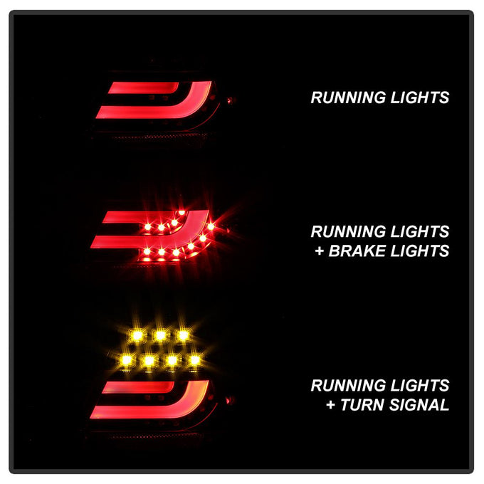 Black LED Tail Lights <br>00 BMW 323Ci 328Ci 01-03 BMW 325Ci 330Ci M3