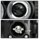 LED Halo Black Projector Headlights <br>04-12 Chevrolet Colorado 04-12 GMC Canyon