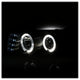 LED Halo Black Projector Headlights <br>04-12 Chevrolet Colorado 04-12 GMC Canyon