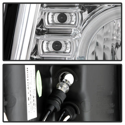 LED Halo Chrome Projector Headlights <br>04-12 Chevrolet Colorado 04-12 GMC Canyon