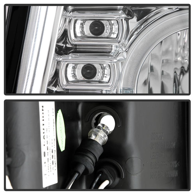 LED Halo Chrome Projector Headlights <br>04-12 Chevrolet Colorado 04-12 GMC Canyon