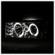 LED Halo Chrome Projector Headlights <br>04-12 Chevrolet Colorado 04-12 GMC Canyon