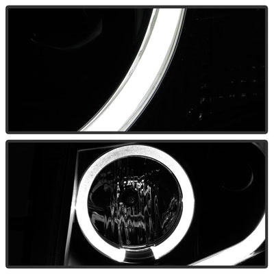 Light Tube Black DRL Projector Headlights <br>11-14 Chevrolet Cruze