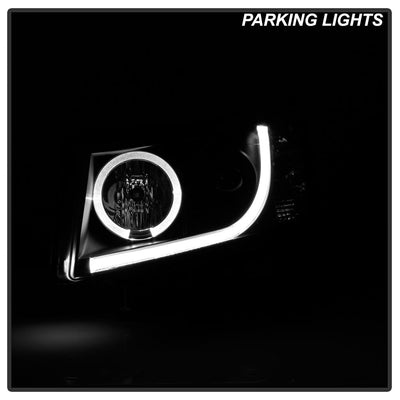 Light Tube Black DRL Projector Headlights <br>11-14 Chevrolet Cruze