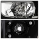 Light Tube Black DRL Projector Headlights <br>11-14 Dodge Charger