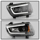 Light Tube Black DRL Projector Headlights <br>11-14 Dodge Charger
