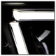 Light Tube Black DRL Projector Headlights <br>11-14 Dodge Charger