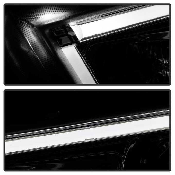 Light Tube Chrome DRL Projector Headlights <br>11-14 Dodge Charger