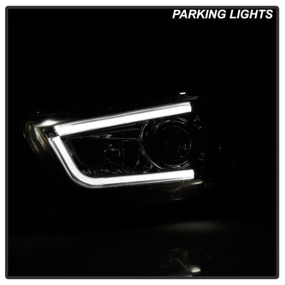 Light Tube Chrome DRL Projector Headlights <br>11-14 Dodge Charger