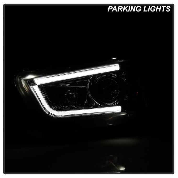 Light Tube Chrome DRL Projector Headlights <br>11-14 Dodge Charger