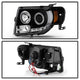 DRL Black Projector Headlights <br>08-12 Ford Escape