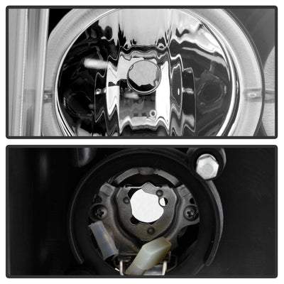 DRL Black Projector Headlights <br>08-12 Ford Escape