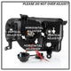DRL Black Projector Headlights <br>08-12 Ford Escape