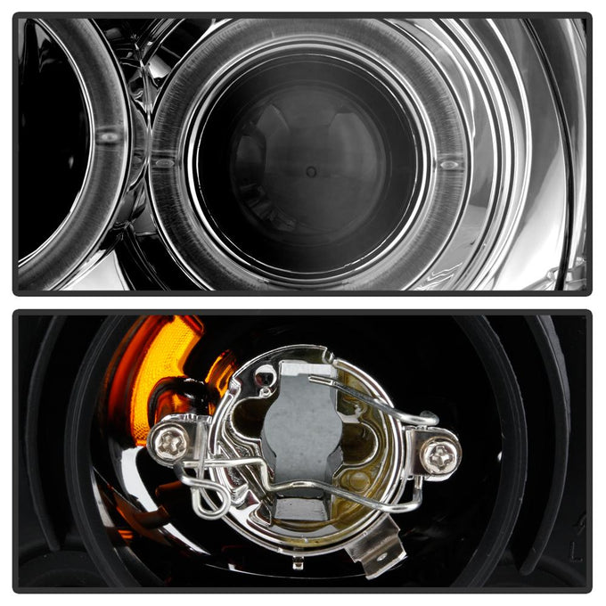 DRL Chrome Projector Headlights <br>08-12 Ford Escape