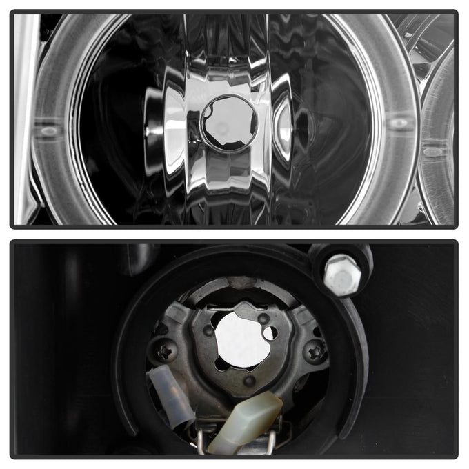DRL Chrome Projector Headlights <br>08-12 Ford Escape
