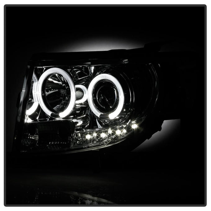 DRL Chrome Projector Headlights <br>08-12 Ford Escape