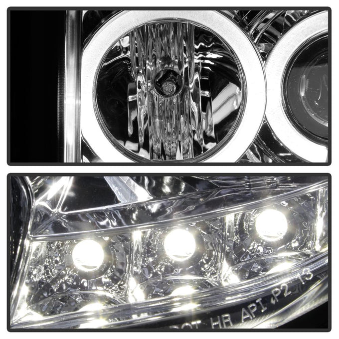 DRL Chrome Projector Headlights <br>08-12 Ford Escape