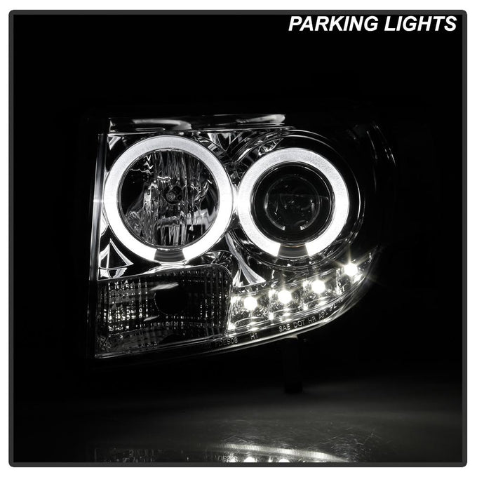 DRL Chrome Projector Headlights <br>08-12 Ford Escape
