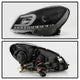 DRL Black Projector Headlights <br>12-13 Mercedes-Benz C300 C350 C250 C63 AMG