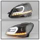 DRL Black Projector Headlights <br>12-13 Mercedes-Benz C300 C350 C250 C63 AMG