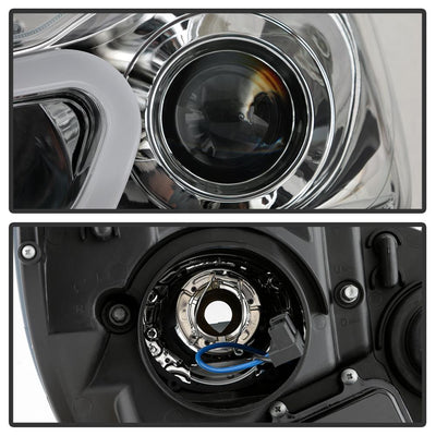 DRL Chrome Projector Headlights <br>12-13 Mercedes-Benz C300 C350 C250 C63 AMG