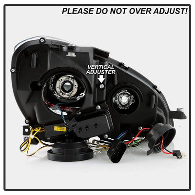 DRL Chrome Projector Headlights <br>12-13 Mercedes-Benz C300 C350 C250 C63 AMG