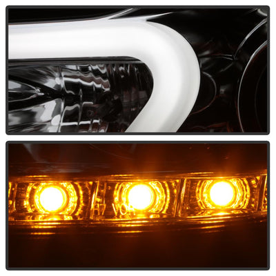 DRL Chrome Projector Headlights <br>12-13 Mercedes-Benz C300 C350 C250 C63 AMG