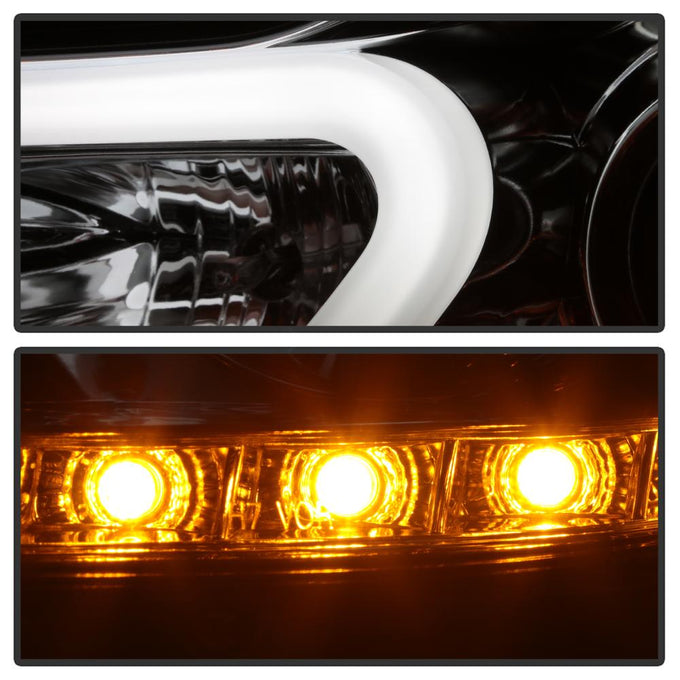 DRL Chrome Projector Headlights <br>12-13 Mercedes-Benz C300 C350 C250 C63 AMG