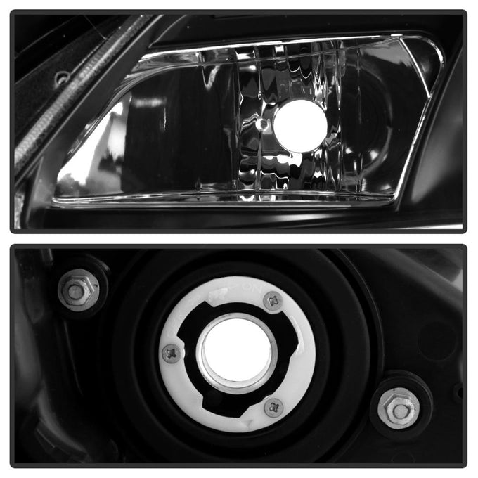 DRL LED Black Projector Headlights <br>11-13 Toyota Corolla