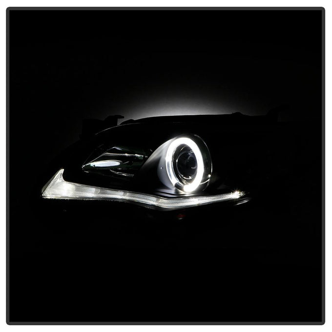 DRL LED Black Projector Headlights <br>11-13 Toyota Corolla