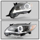 DRL LED Black Projector Headlights <br>11-13 Toyota Corolla