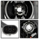 3D DRL Black Projector Headlights <br>11-13 Toyota Highlander