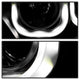 3D DRL Black Projector Headlights <br>11-13 Toyota Highlander