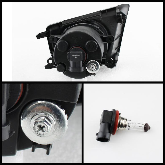 Clear OEM Fog Lights W/Switch <br>12-15 Toyota Tacoma