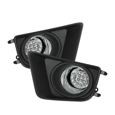 Clear LED Fog Lights w/Switch <br>12-15 Toyota Tacoma