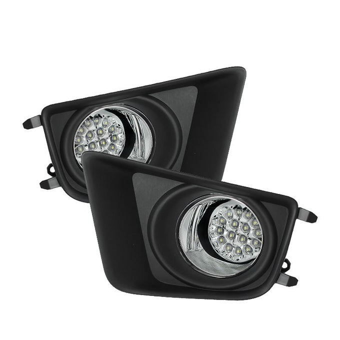 Clear LED Fog Lights w/Switch <br>12-15 Toyota Tacoma