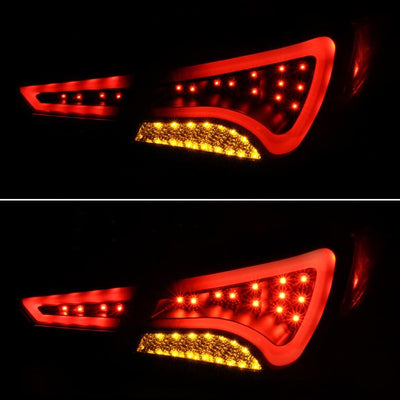 Black LED Tail Lights <br>11-14 Hyundai Sonata