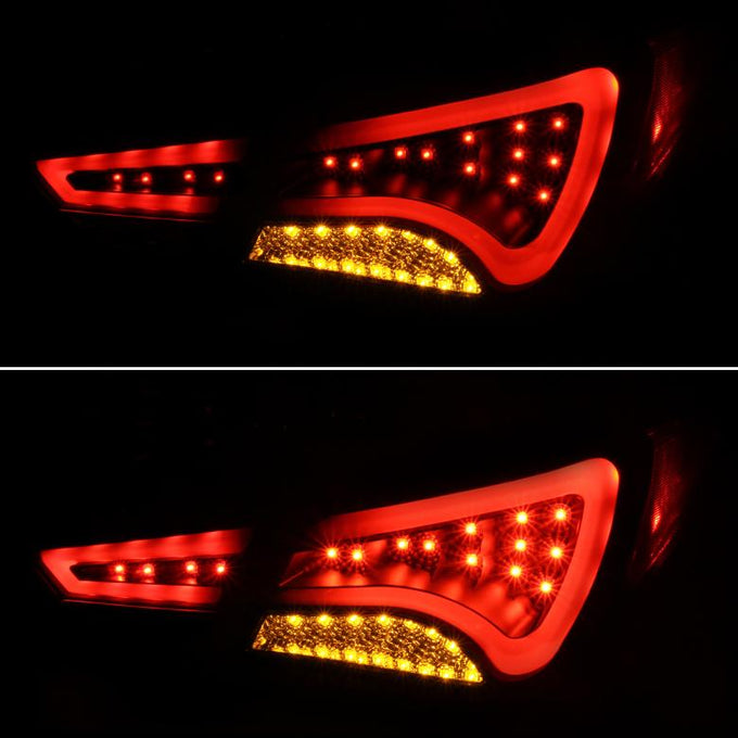 Black LED Tail Lights <br>11-14 Hyundai Sonata