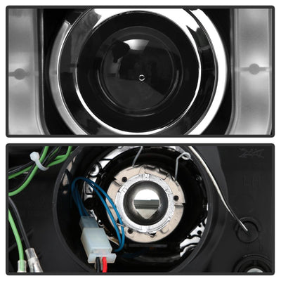 3D DRL LED Black Projector Headlights <br>07-14 Toyota FJ Cruiser